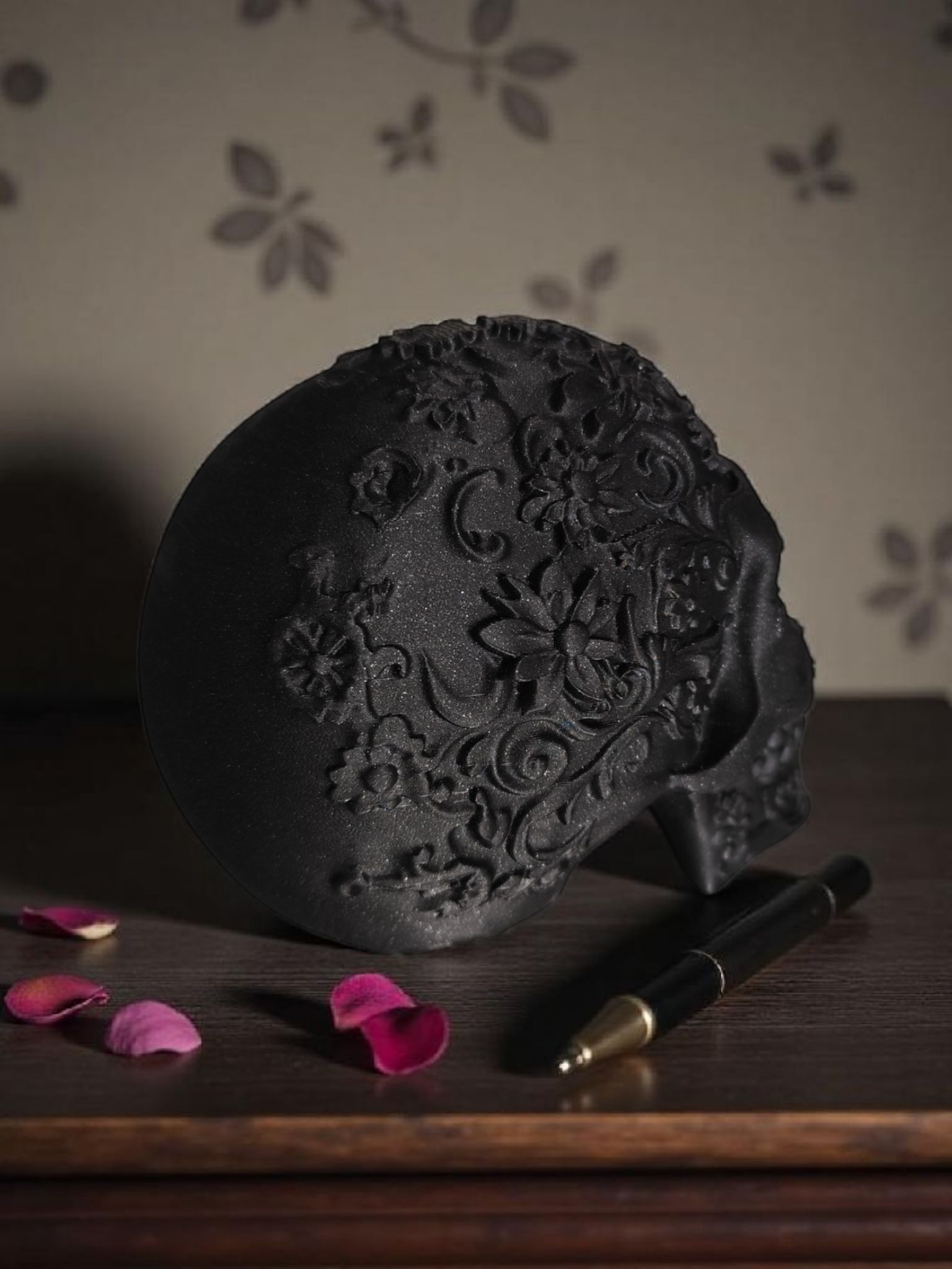 Mexican Ornament Skull - Detail View